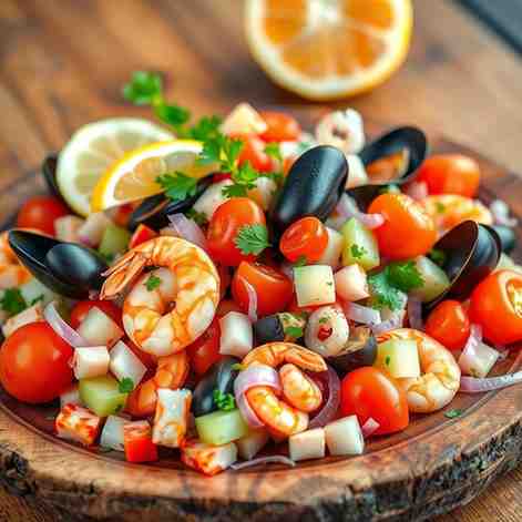 Croatian Seafood Salad - Adriatic Recipe